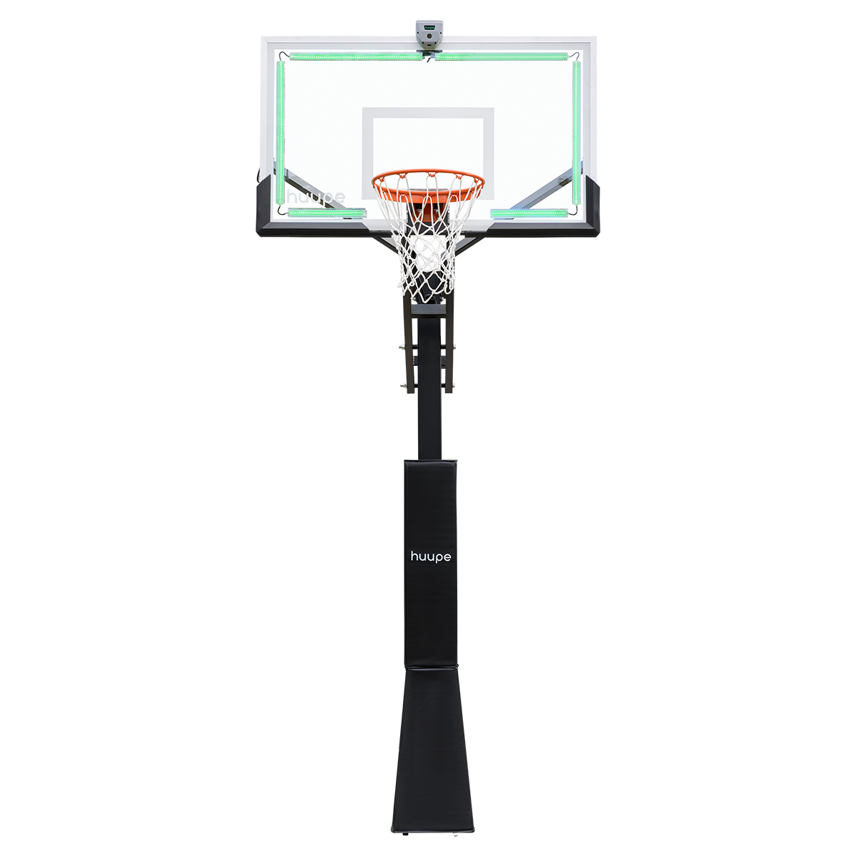 The full huupe ARENA smart in-ground basketball hoop